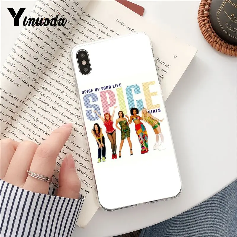 Yinuoda spice girls Роскошный Уникальный Дизайн чехол для телефона iPhone 8 7 6 6S Plus 5 5S SE XR X XS MAX