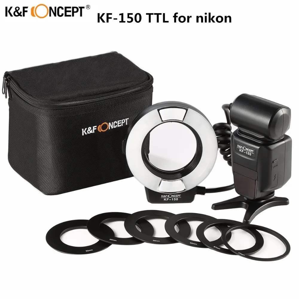 Новинка K &amp F CONCEPT Вспышка Speedlite Master Slave 14GN вспышка с режимом TTL отражателем для