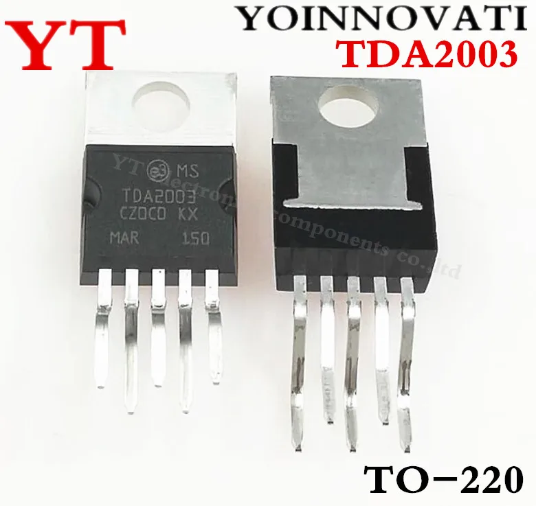20 шт TDA2003 IC TO220-5 ИС звуковой усилитель 12 Вт подойдет как для повседневной носки так