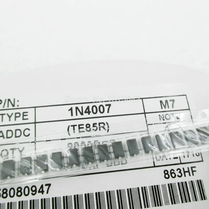 100 шт. диод M7 1N4007 SMD 1A 1000 В выпрямительный новинка | Электронные компоненты и