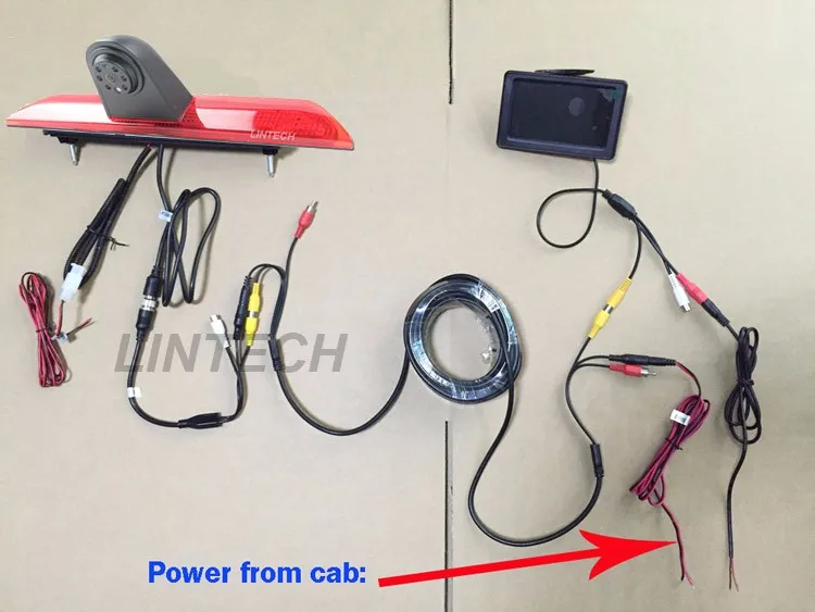 4 3 &quotАвтомобильный Монитор тормозные огни резервная Автомобильная камера