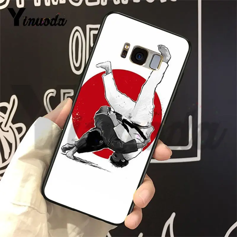 Чехол Yinuoda для Galaxy S9 Япония Judo Bling популярный мягкий чехол телефона Samsung S4 S5 S6 S7 S8 edge