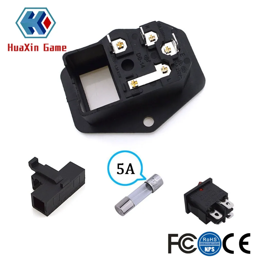 4 шт. розетка с выключателем предохранителей 10 А 250 В 3 контакта IEC320 C14|Игры