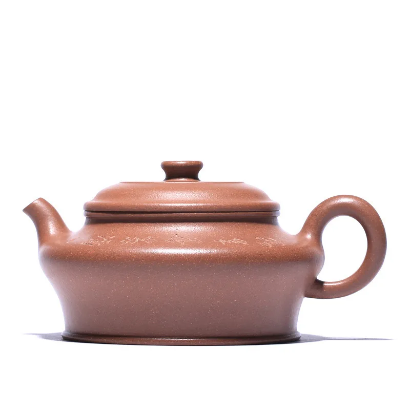 Рекомендуемая НЕОБРАБОТАННАЯ руда старая грязь плоский чайник из Цзянь-Кан Шен