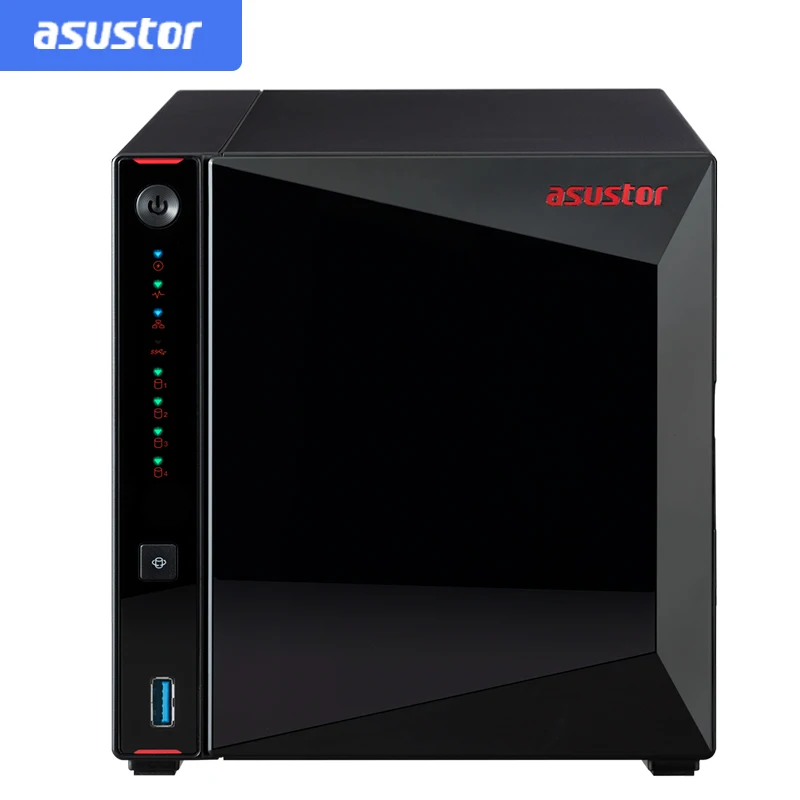 ASUSTOR AS5304T 4 bay nas сервер nfs облачное хранилище для сети 3 года гарантии|Сетевые