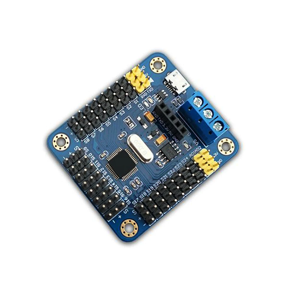 HoBiMart USB 16 channel robot DC servo controll controller board Motor Drive Shield USC-1robot project 1pcs/lot #J294-1 | Электронные