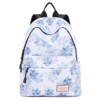 oxford laptop backpacks durable woman school bag water repellent maple leaf printed student bookbag bagpacks mochilas feminina