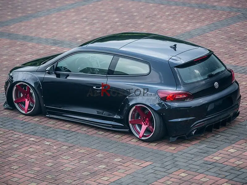 KARZTEC задний над крылом для SCIROCCO R Неокрашенный ФАП стекловолокна