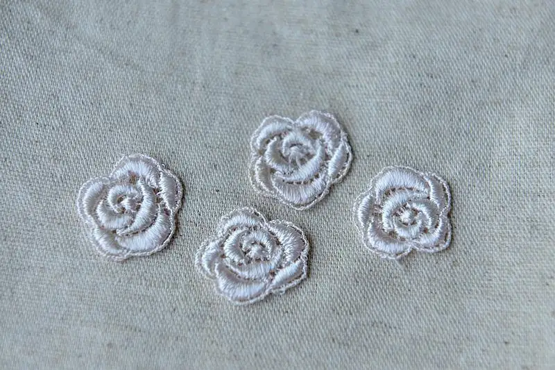 Бледно Розовая вышивка растворимая искусственная паста сделай сам кружевные