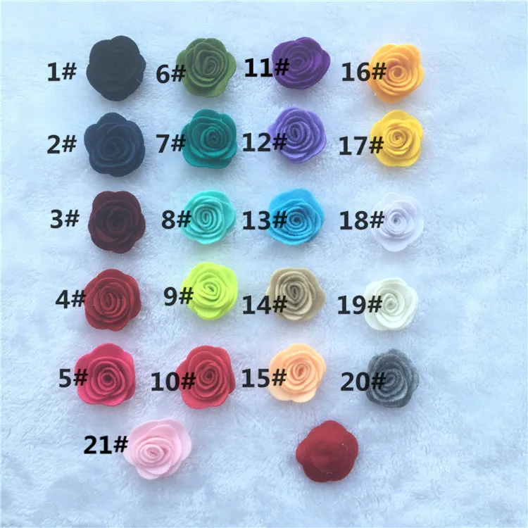 Новинка 1 8 дюйма модные не тканые ткани фетр розы сделай сам аксессуары для волос