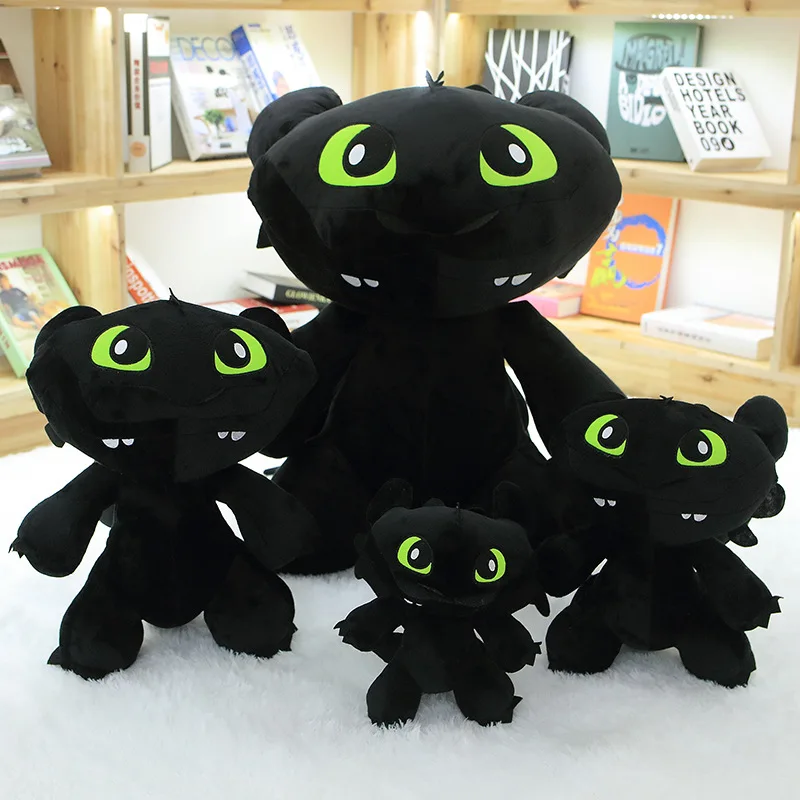 Игрушка плюшевая Как приручить дракона набитая динозавром мультяшная Ночная