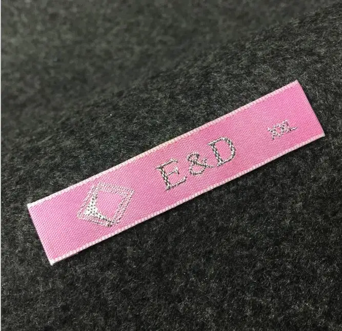 Бесплатная доставка! 0558 яркие тканые этикетки индивидуальные для одежды | Дом и