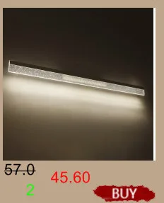 LED бра для Гостиная Спальня Стекло абажур Бар Ретро Настенные светильники украшения дома Освещение