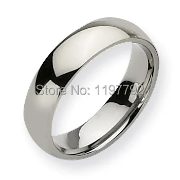 

classic comfort fit 6mm custom USA size 4.5 to 15 mens fashion jewelry titanium rings wedding band