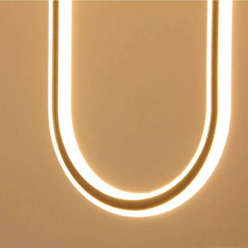 Europe Modern Ellipse Loft Led Pendant Lights Bedside Lamp Parlor Restaurant Hanging Lighting Italian Designer Luminaire Fixture | Освещение
