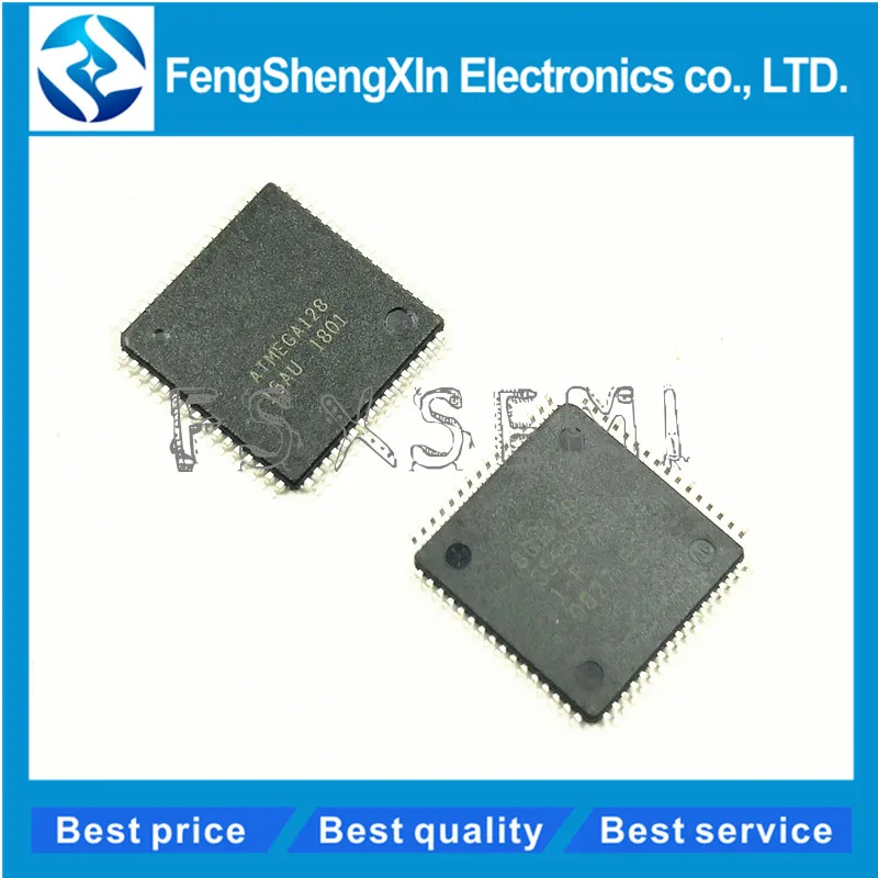ATMEGA128 16AU QFP64 8 битный микроконтроллер с 128 К байт в Системы программируемый флэш