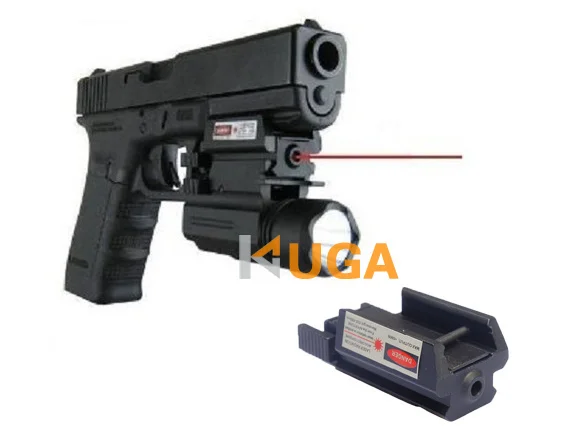 Red Dot Laser Sight LED Flashlight 2in1 Combo Hunting Accessories for Pistol Guns 1911 M9 Glock 17 19 20 21 22 23 30 31 32 | Спорт и