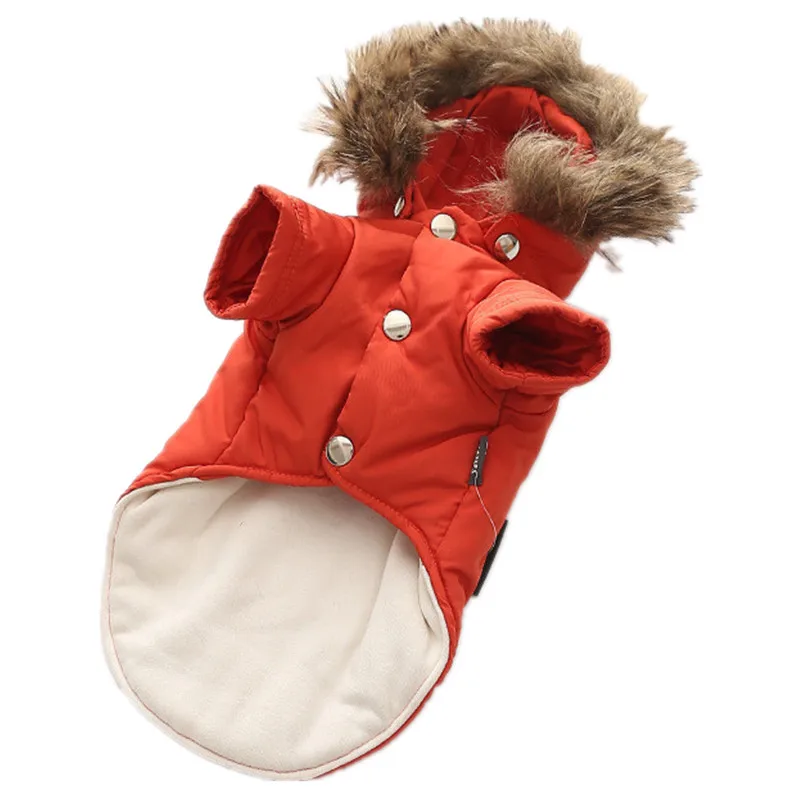 

New Autumn/winter Pet Dog Coat 100% Cotton Two Legs Down Jacket with Cap for Small and Medium Dog Pet Clothes Pet Supplies