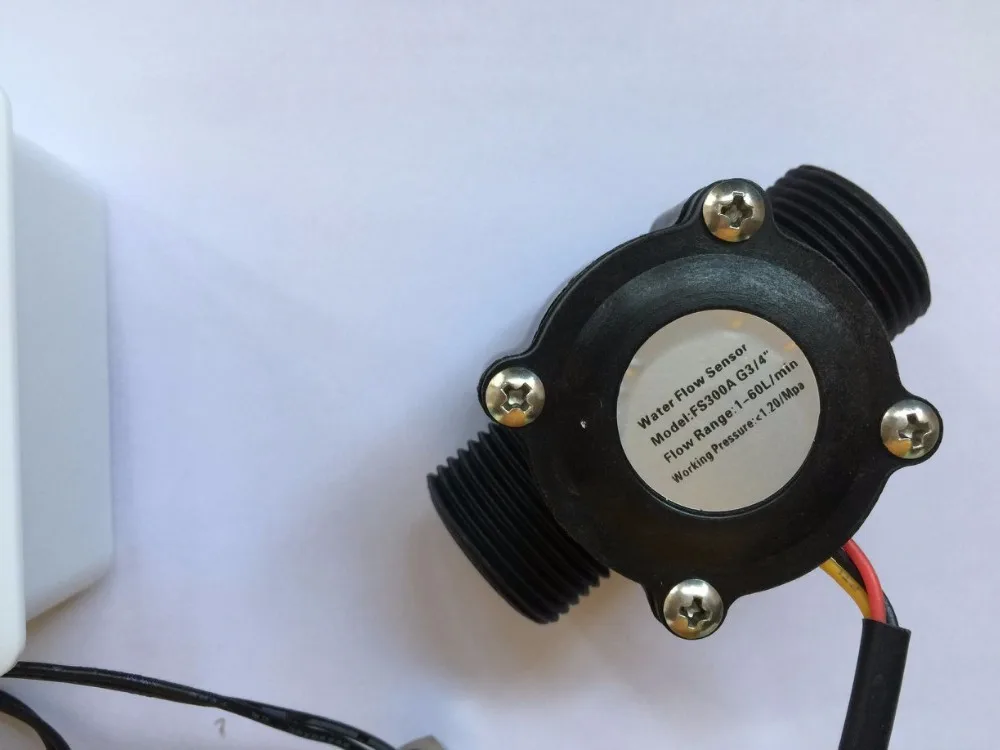 Бесплатная доставка G3/4 &quotпластиковый Датчик потока + ЖК-дисплей цифровой