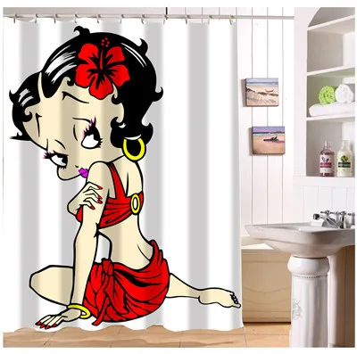 CHARMHOME новый заказной Бетти Буп Дизайн Современный Душ занавеска ванная комната