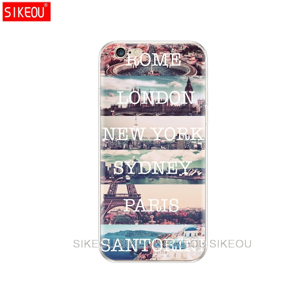 Силиконовый чехол для телефона Iphone 6X8 7 6s 5 5S SE Plus 10 XR XS Max чехол Италия Рим башня