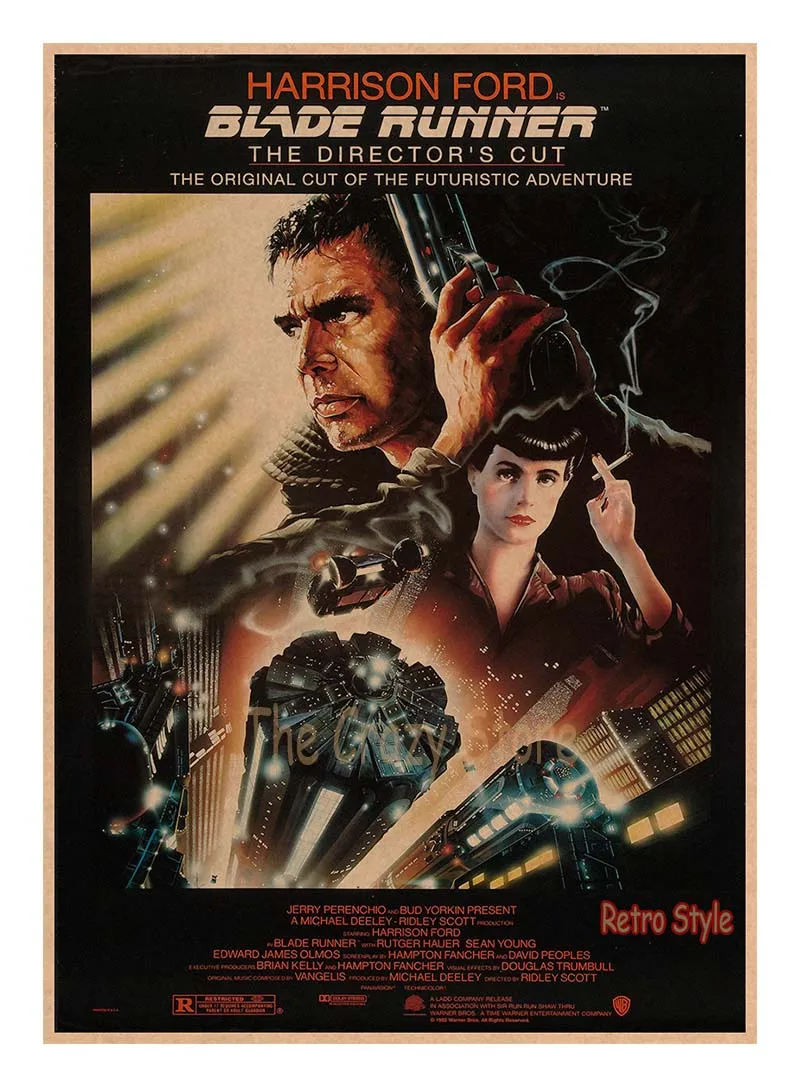 Blade runner бар ретро декоративная живопись ностальгический классический научной