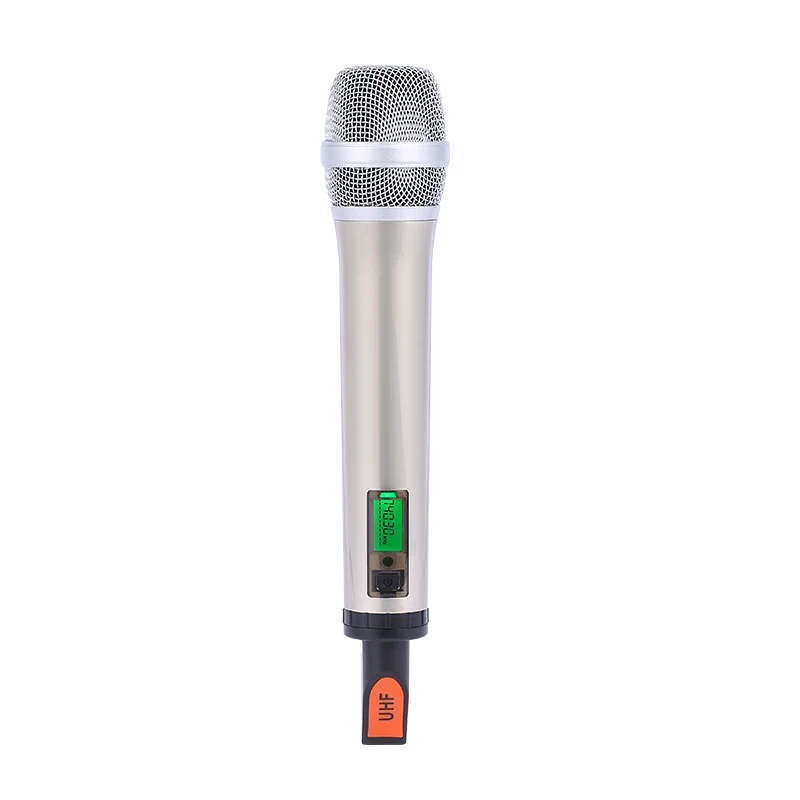 BTL беспроводной микрофон системы Professional караоке 2 ручной с UHF приемник для певицы