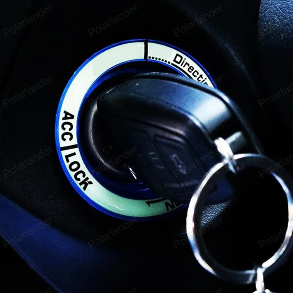 

Ignition keyhole ring For Ford/kuga12/focus second generation Luminous decoration Cover Car Styling