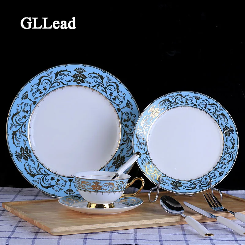 GLLead костяной фарфор в европейском стиле столовая посуда качественная Ресторан