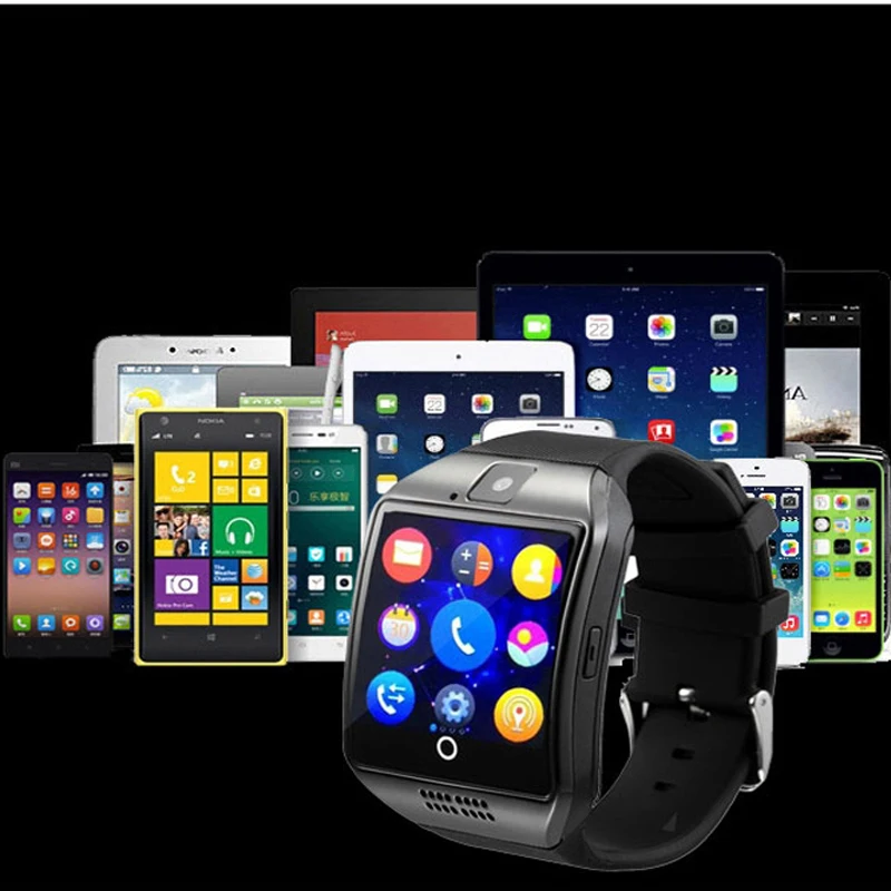 Смарт часы Q18 шагомер анти потерянный Smartwatch Поддержка sim карта TF телефон с Камера