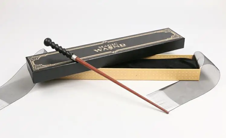 Белый Металлический сердечник Harri Wand COS Skender Abernathy Spielman Leta Lestrange волшебная палочка/элегантная лента на палочке подарочная коробка - Цвет: Белый