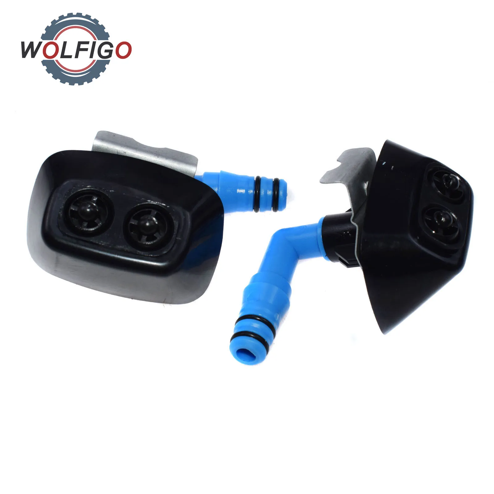 WOLFIGO Left Right Front Bumper Headlamp Headlight Washer Sprayer Nozzle Jet& Clip for Saab 9-3 93 2003-2012 12803972 1451007