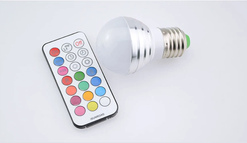 AmmToo E27 E14 RGB led сценический светильник, лампочка 110 в 120 в 220 В RGBW, лампада, светодиодная лампа, красочный магический шар, лампа для дома, вечерние, DJ украшения