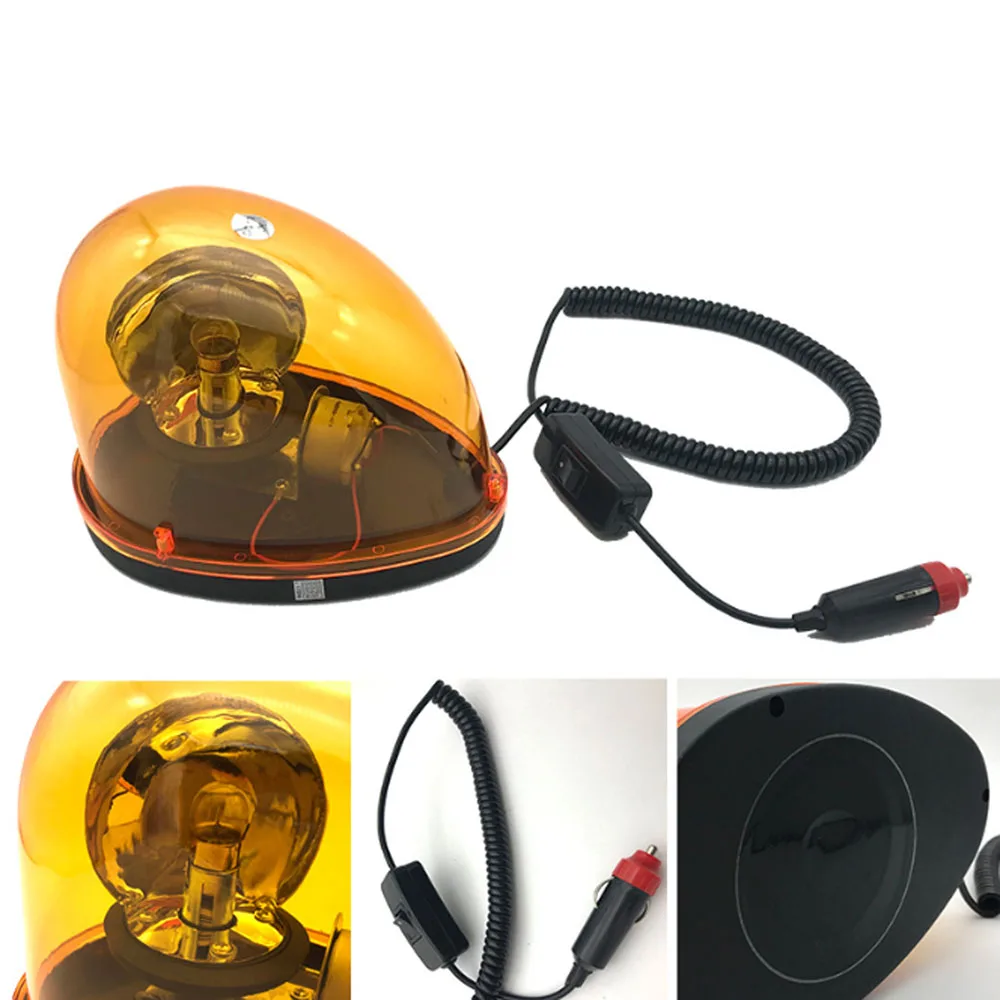 DC 12V/24V галогенная Предупреждение полиции светильник футболка с принтом