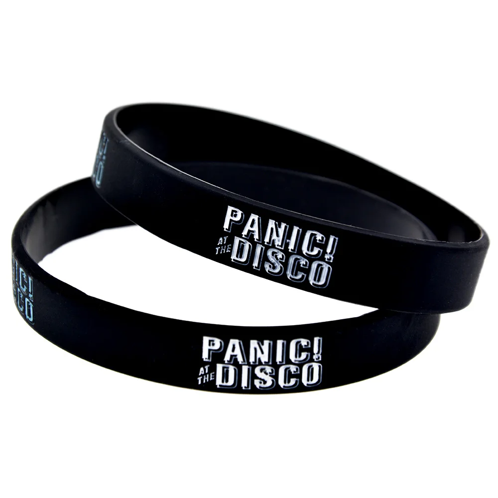 1 шт. Panic! at the Disco силиконовый браслет 1/2 Inch бумага для плоттеров с Музыкальный