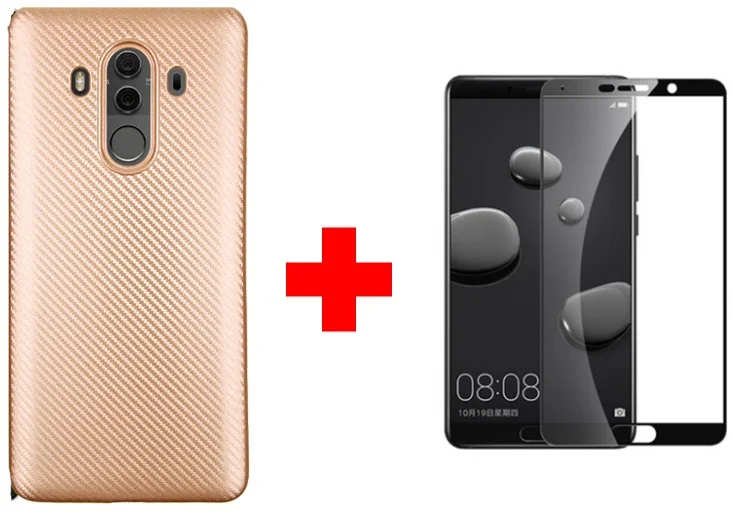 Чехол для телефона Huawei Коврики 9 10 Pro ТПУ чехол мягкий чехол и полный охват Экран протектор для Коврики 9 10 Pro закаленное Стекло - Цвет: 3