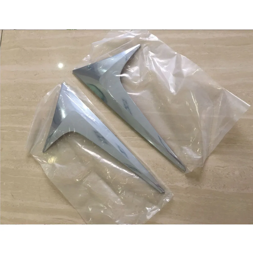 Body Chrome ABS Rear Tail Spoiler Side Triangle Molding WINDOW Bezel Trim For Mazda CX-5 CX5 2nd Gen 2017 2018 2019 2020 2021 | Автомобили