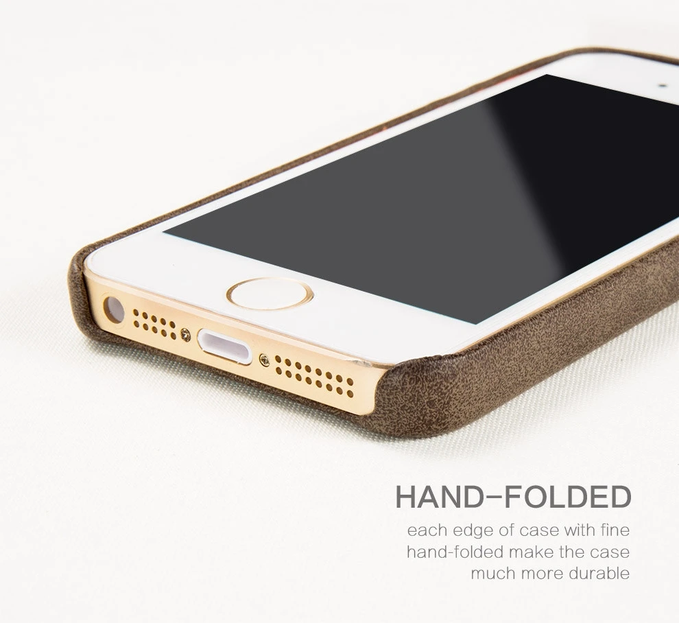 Кожаный чехол XLevel для IPhone 5 чехлы 5S задняя крышка SE деловой винтажный