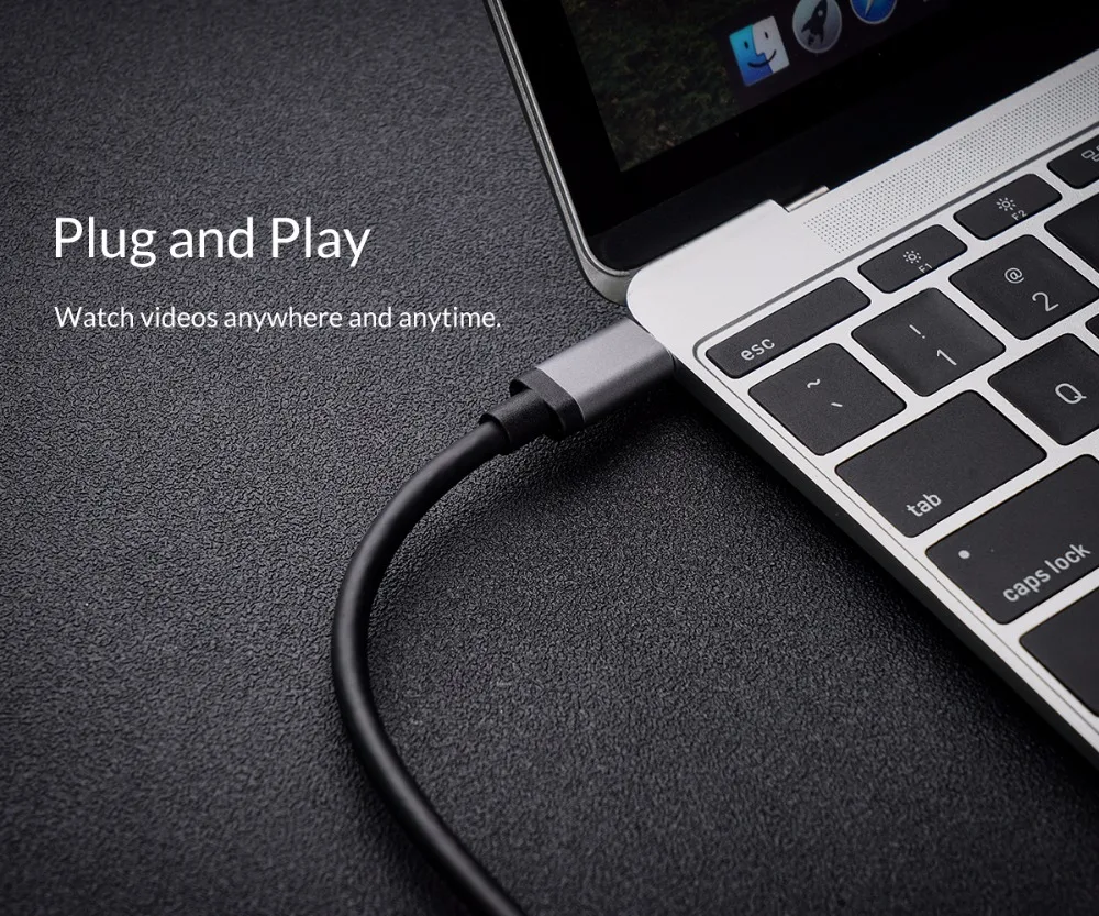 ORICO 4K 3D type-C к HDMI HD кабель-адаптер USB C к HDMI экранный преобразователь кабель для мобильного телефона ноутбука huawei Mate10 samsung