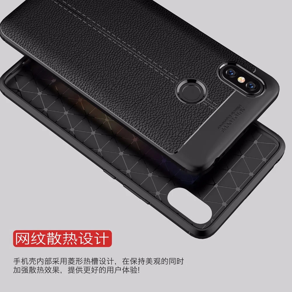 Phone Case For Xiaomi Mi Max 3 Cover Shockproof Silicone Max3 Case+Tempered Glass |