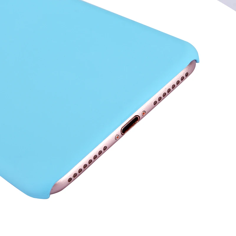 Тонкий матовый чехол для телефона iPhone 6 6S 7 8 Plus 5S SE 5C 4S твердый пластиковый на