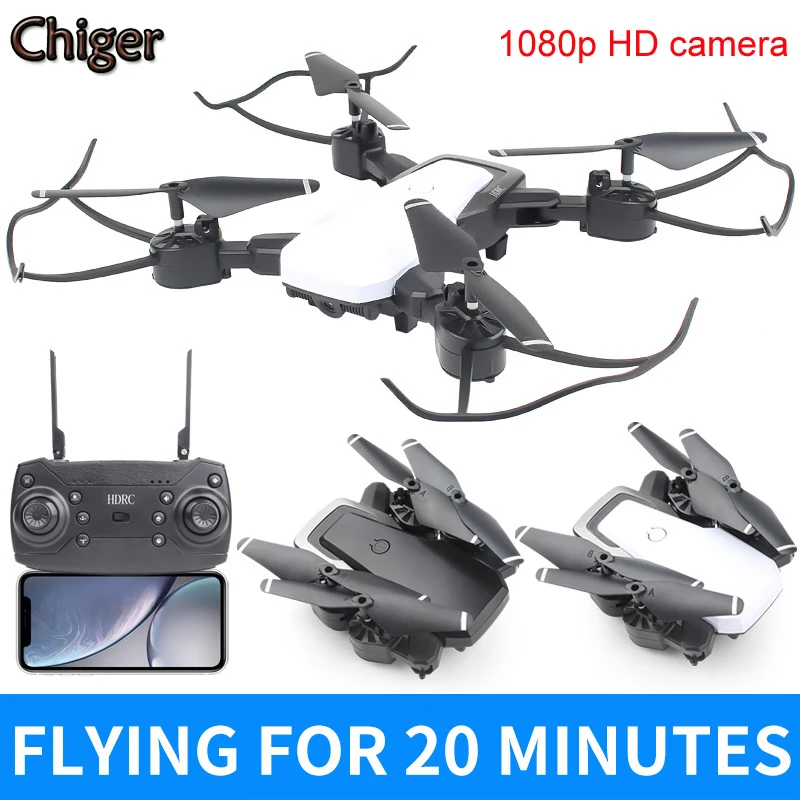 Chiger E58 WIFI FPV с широким углом обзора 1080p камера высота удерживает 20 минут