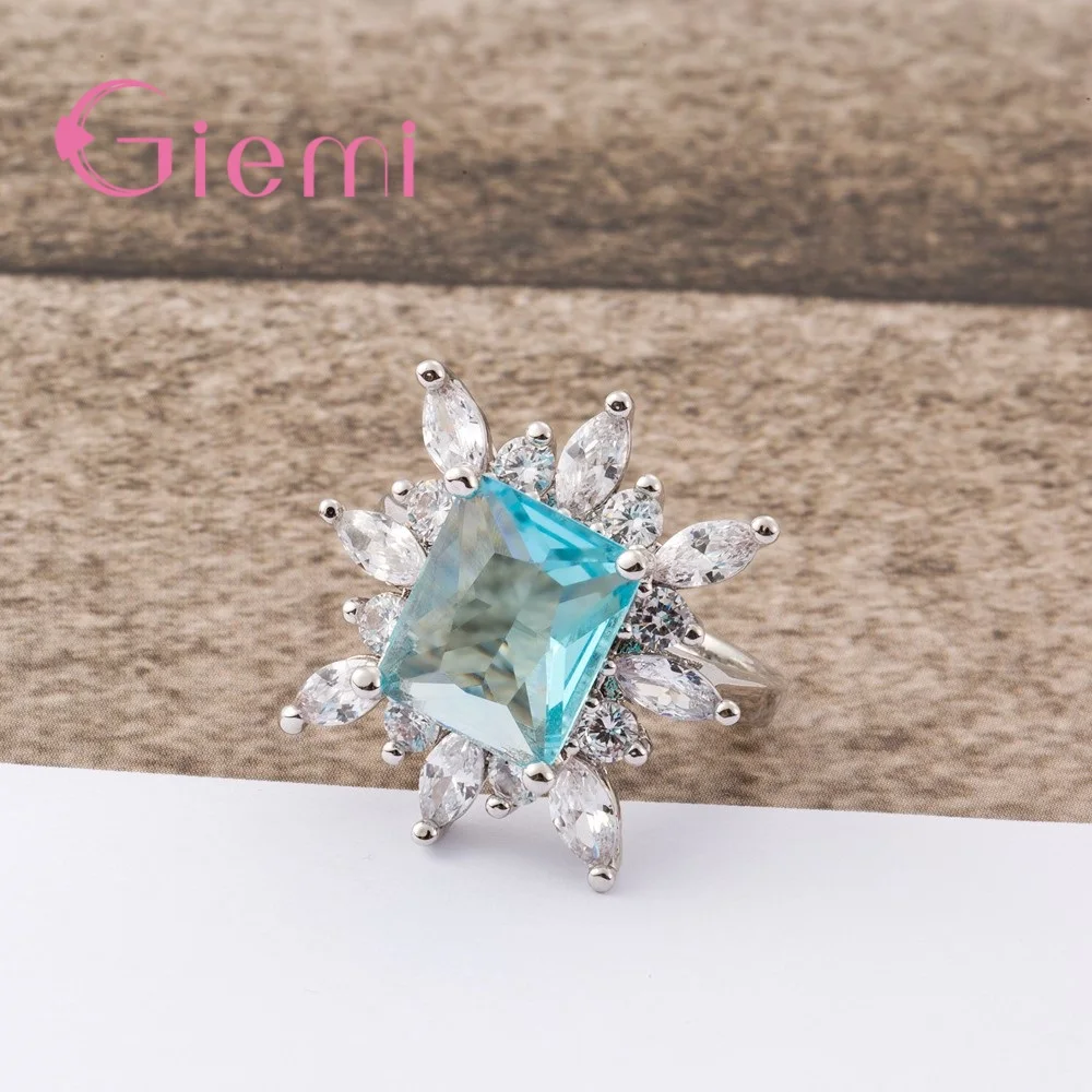Luxury Romintic For Women Girls Pretty Good Surprise 925 Sterling Silver Cubic Zirconia Jewelry Big Promotions Hot Sale | Украшения и