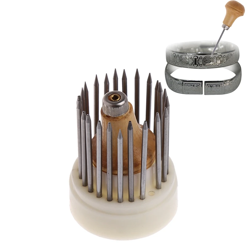 

23 Pcs Beading Grain Jewellery Tool Diamond Stone Beader Set Graver