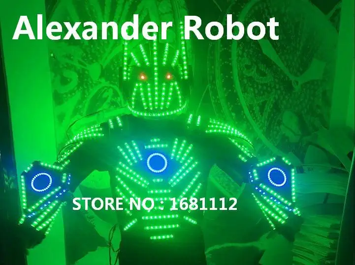 Светодиодный костюм/светодиодная одежда/Светлые Костюмы/фотосессия/робот