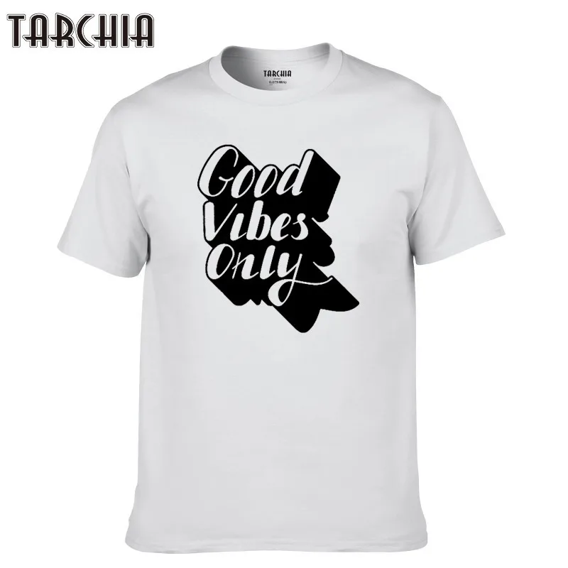 TARCHIA 2021 хлопковые топы с Летняя футболка короткими рукавами повседневные Slim Fit в