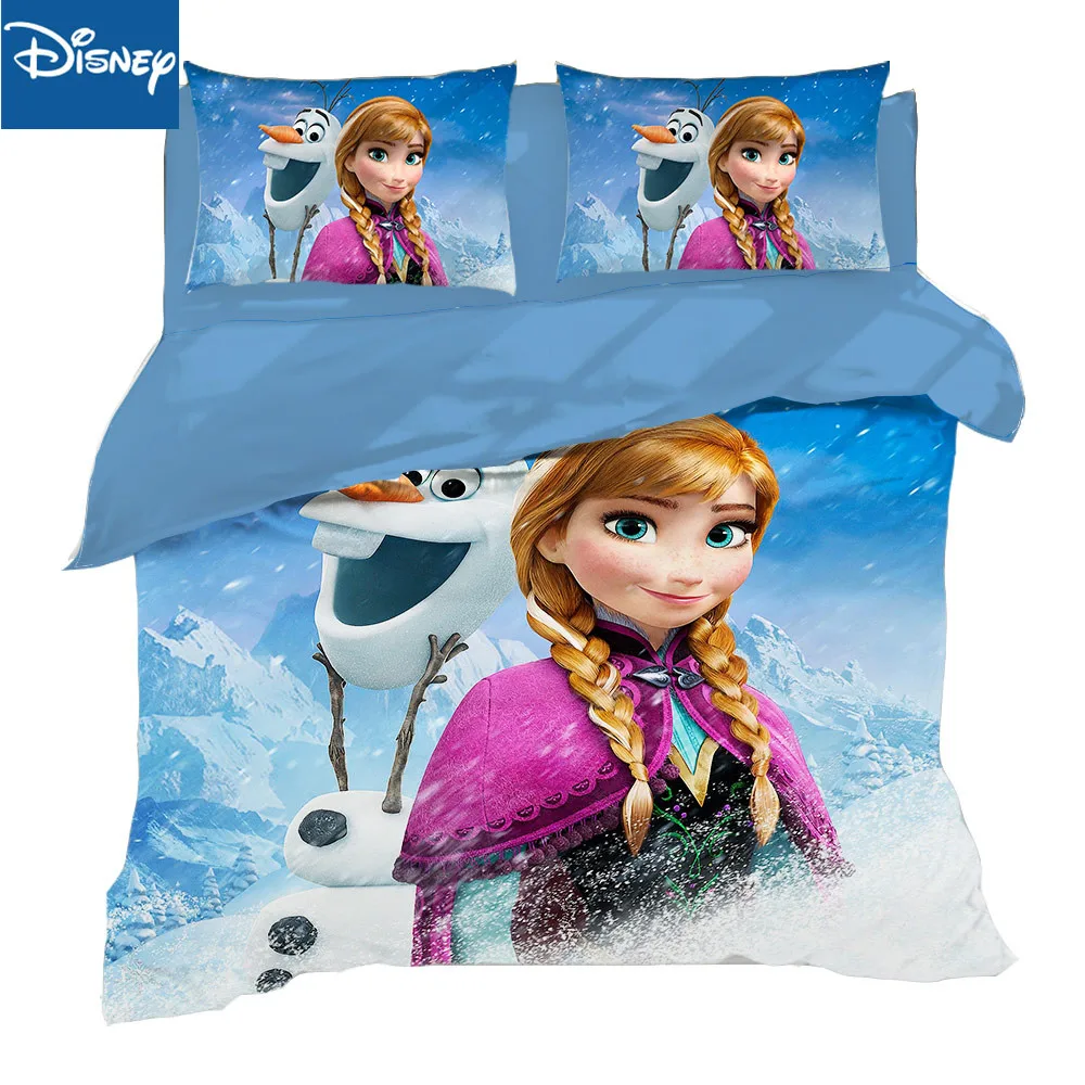 

Disney замороженные 3D печать постельные принадлежности набор Твин Размер одеяла для девочек королева кровать Спред домашний текстиль 3 шт. украшения спальни