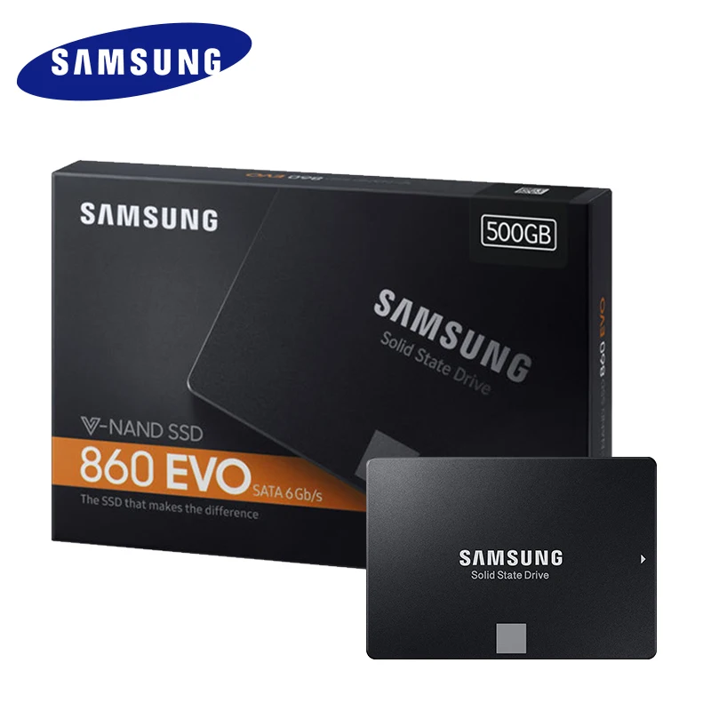 Samsung 860 EVO SSD 250 ГБ 500 Гб Внутренний твердотельный диск HDD жесткий SATA3 2 5 дюймов