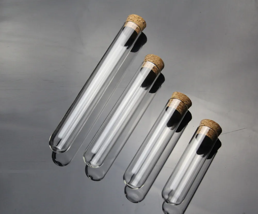Стеклянная пробирка с пробкой 25*150 мм 50 мл|glass test tube|test tubes with corktest tube |