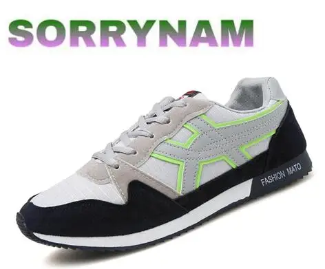 SORRYNAMTrainers Обувь Мужчины Холст Лето Мужская Повседневная Дышащая Квартиры Ходьбы